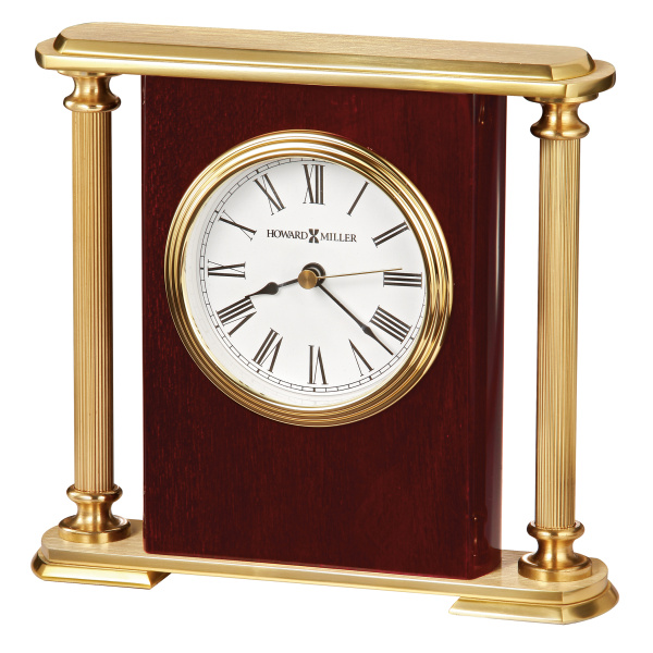 Rosewood Encore Bracket Tabletop Clock