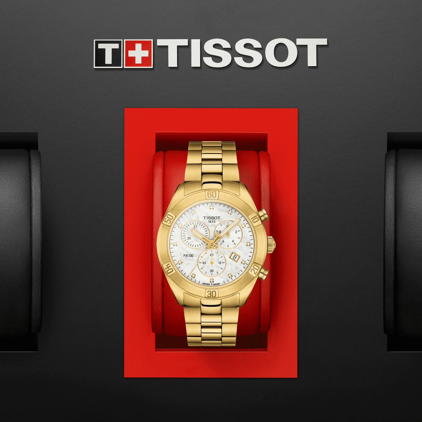 Tissot PR 100 Sport Chic Chronograph Windsor Clock Watch