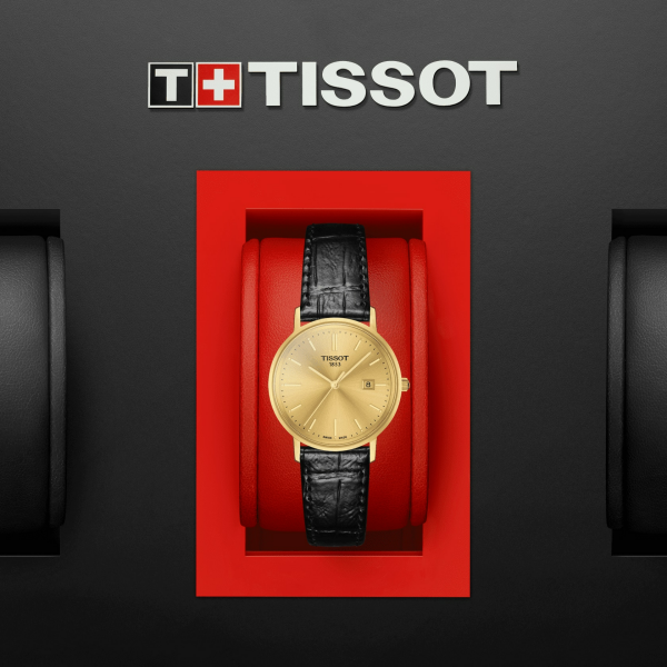 tissot goldrun sapphire lady 18k gold