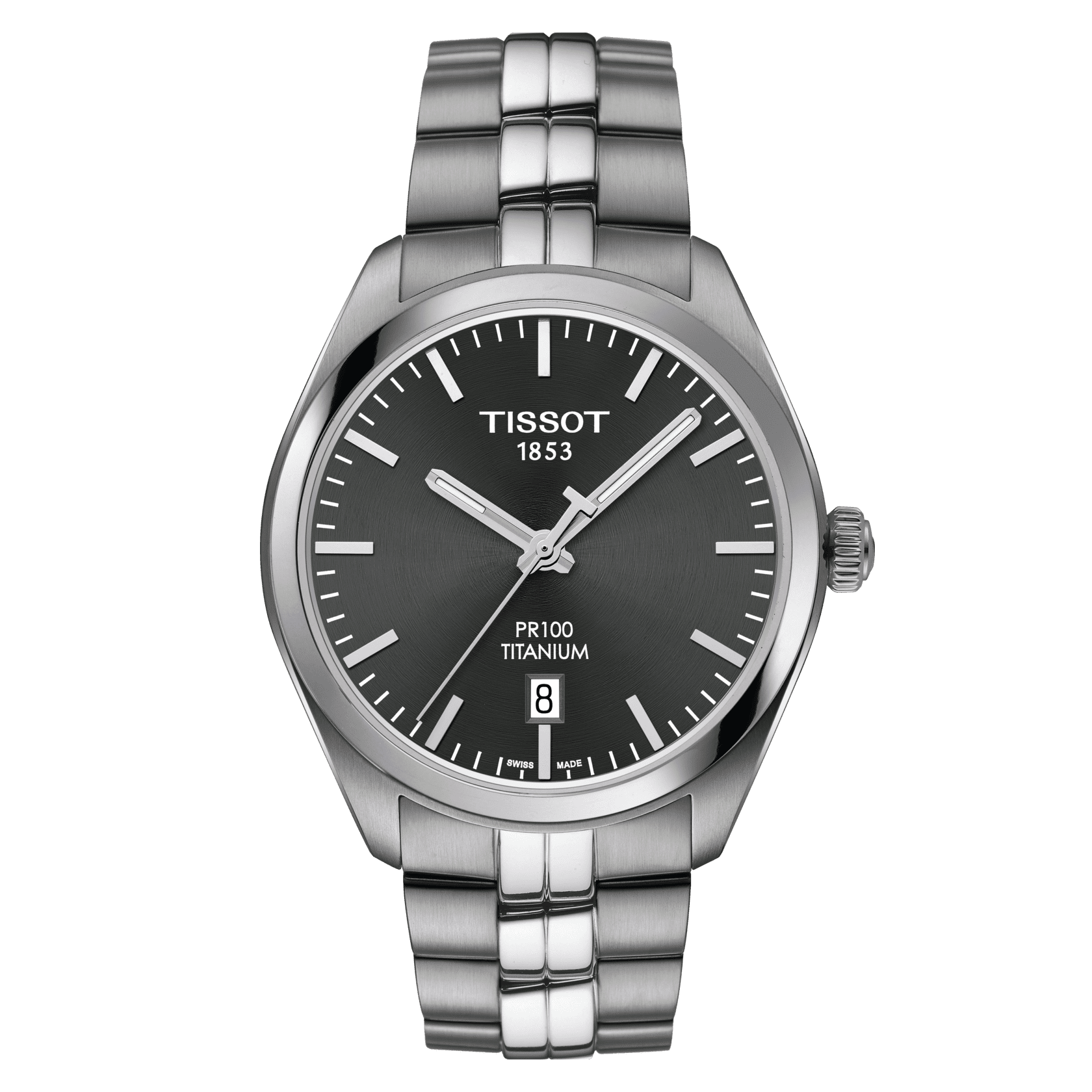 最終値下げ TISSOT PR BLACK - QUARTZ TITANIUM 100 腕時計(アナログ