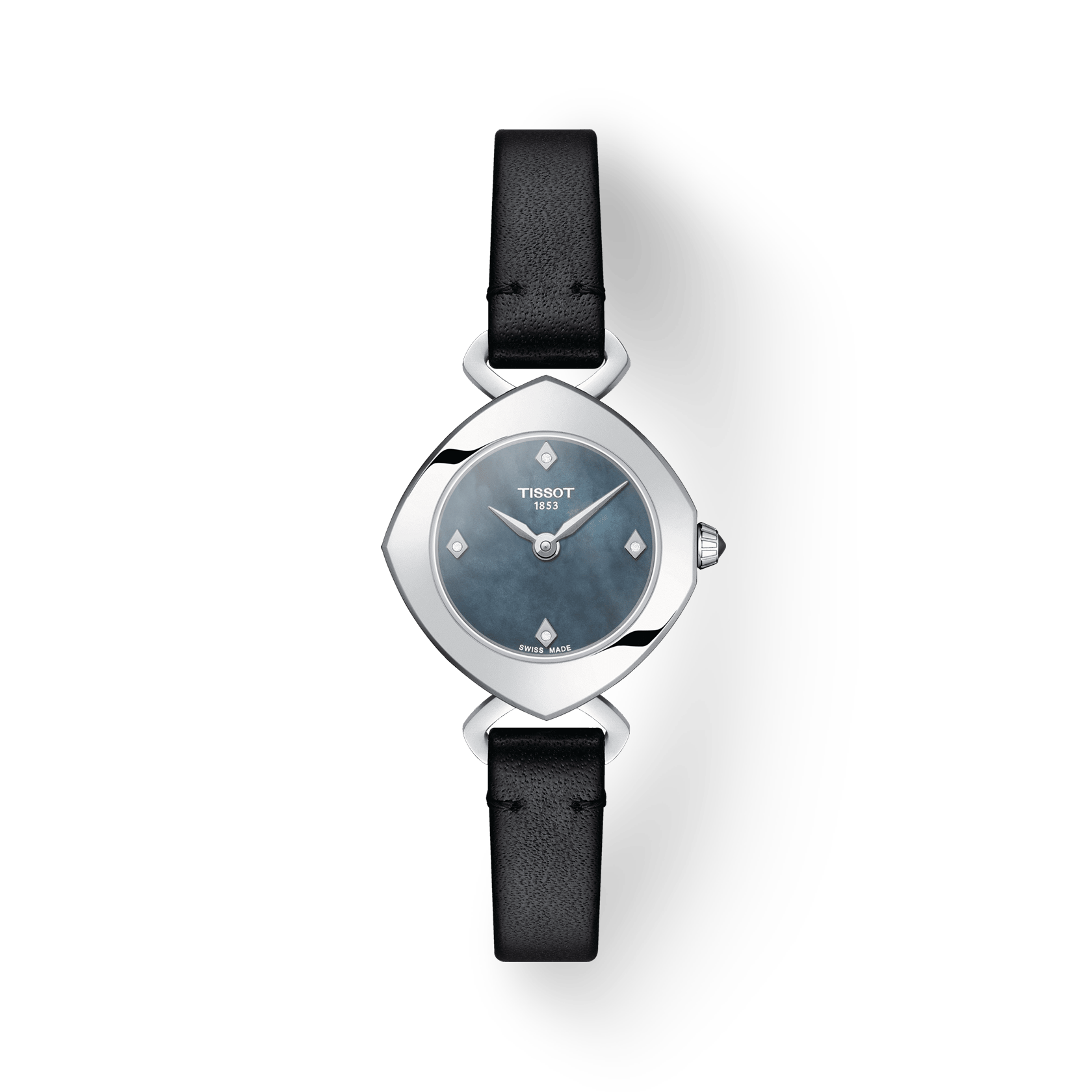 Tissot black clearance mother of pearl