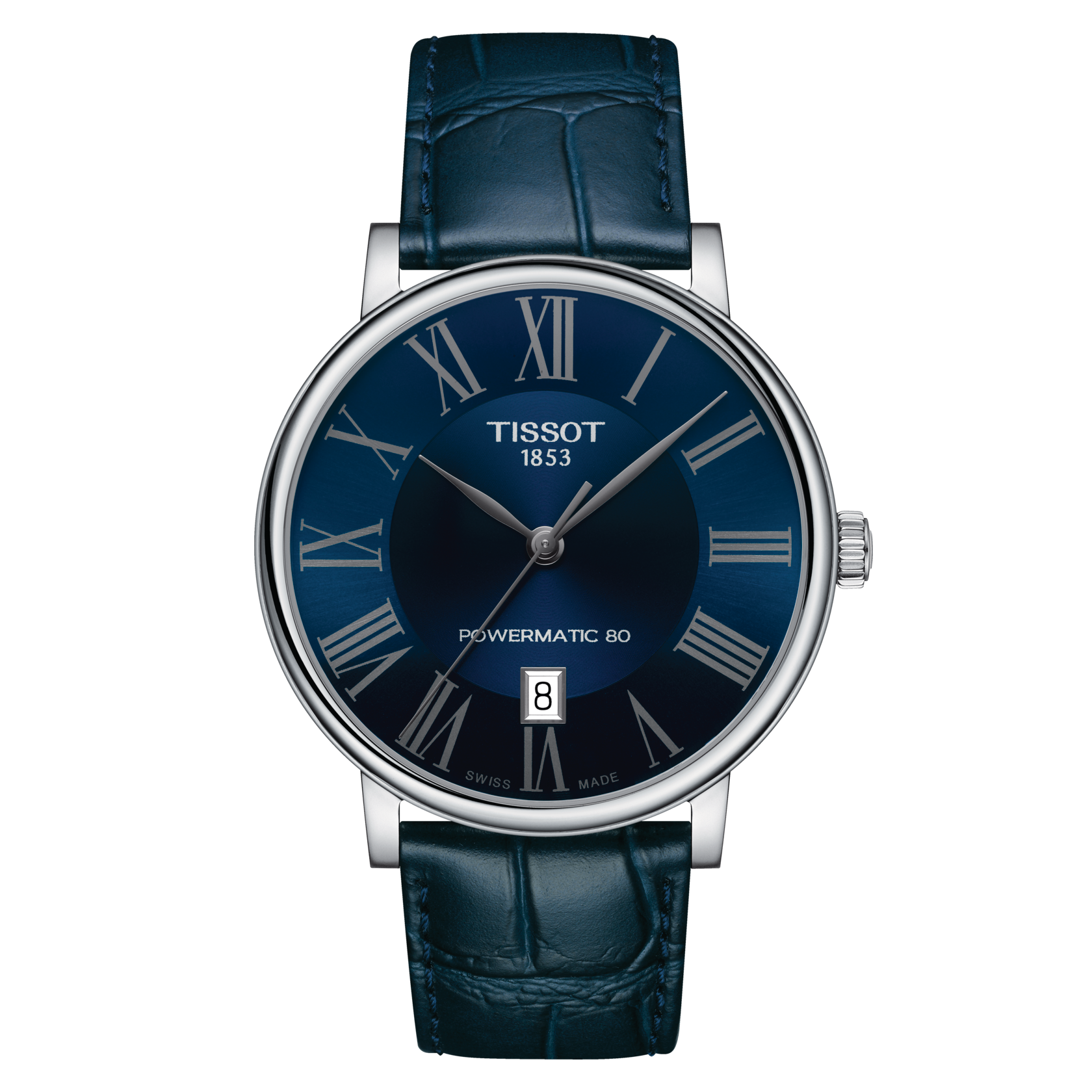 Tissot powermatic shop 80 blue dial