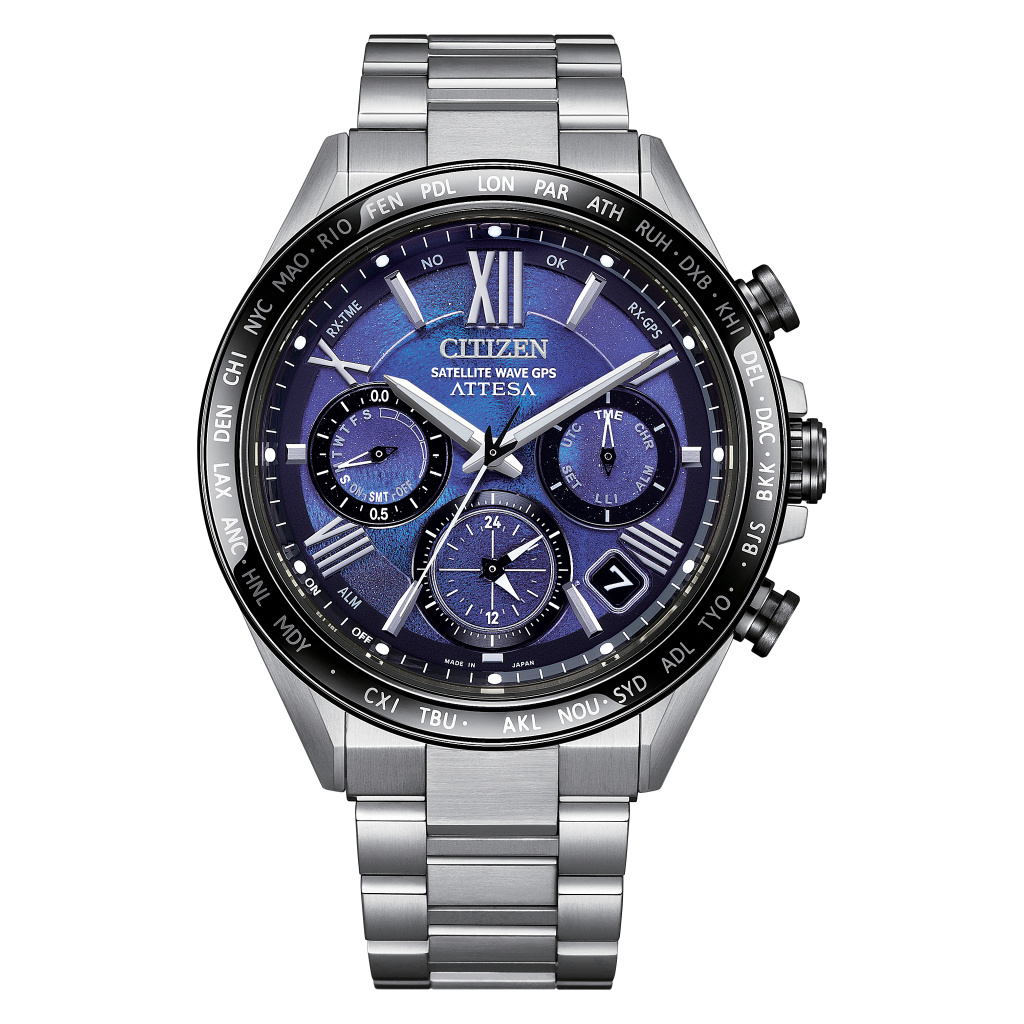 Citizen Super Titanium with Platinum DLC Coating Sport Luxury Mens