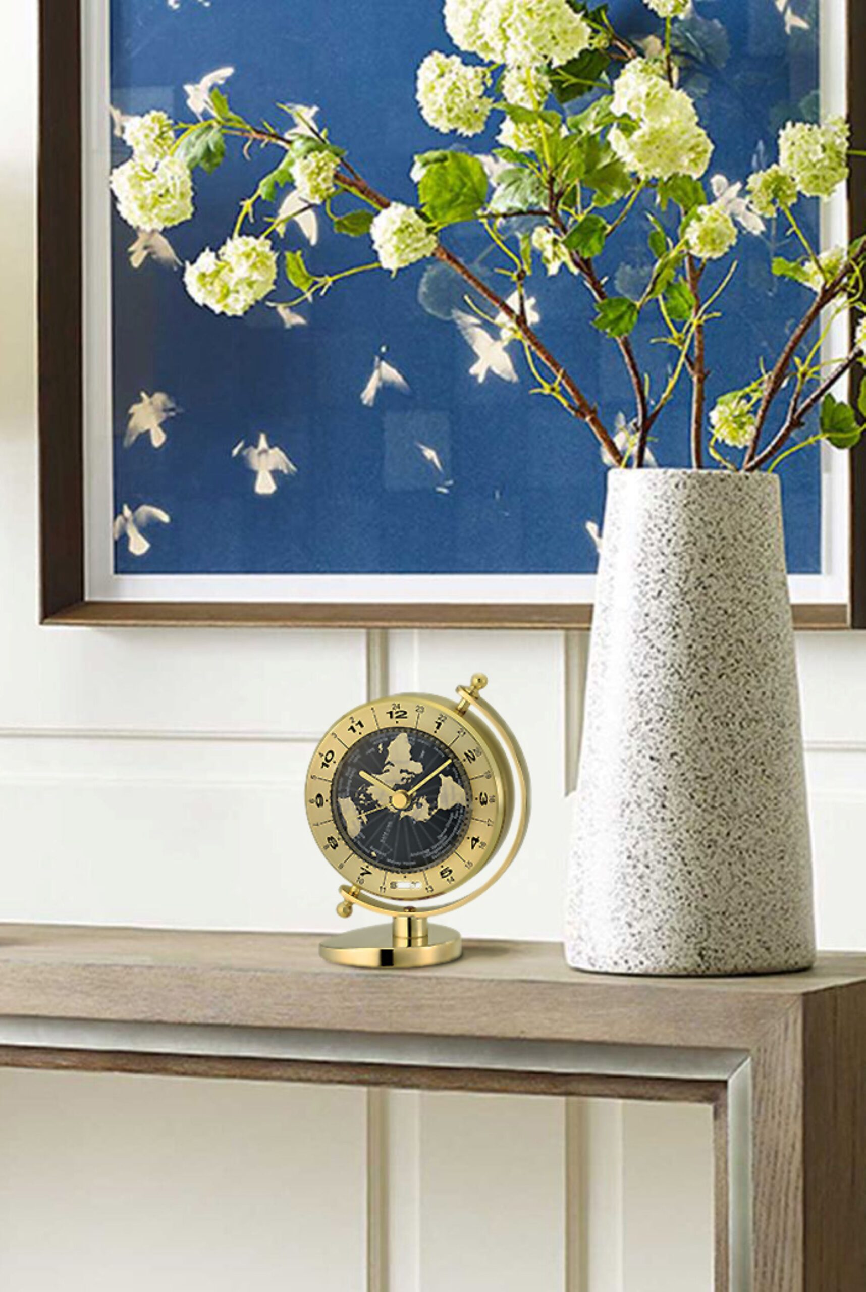 Seiko Golden Globe Desk and Table Clock - Image 9