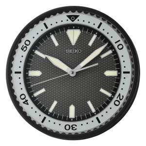 Seiko 12" Watch Dial Wall Clock, Silver