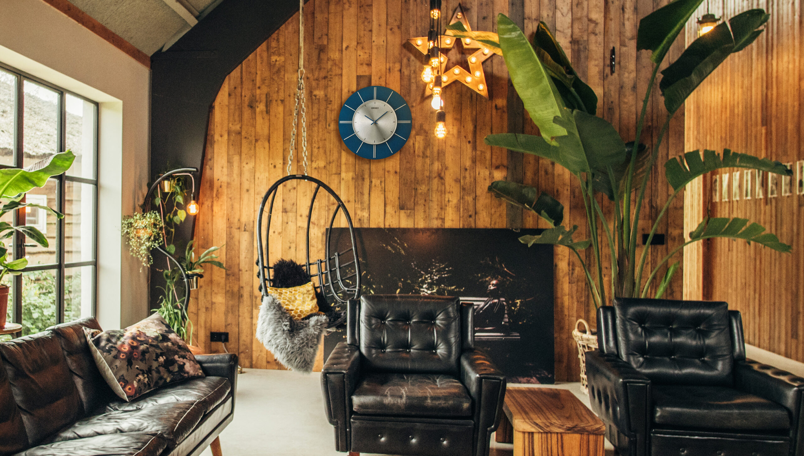 Seiko 20" Sara Wall Clock, Blue - Image 24