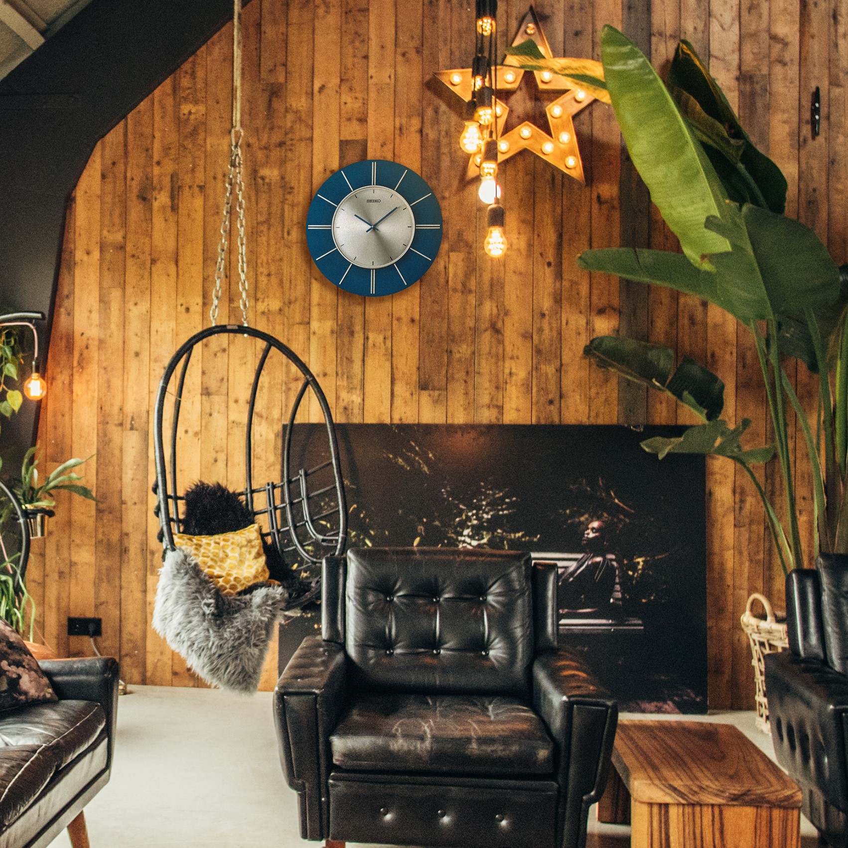 Seiko 20" Sara Wall Clock, Blue - Image 27