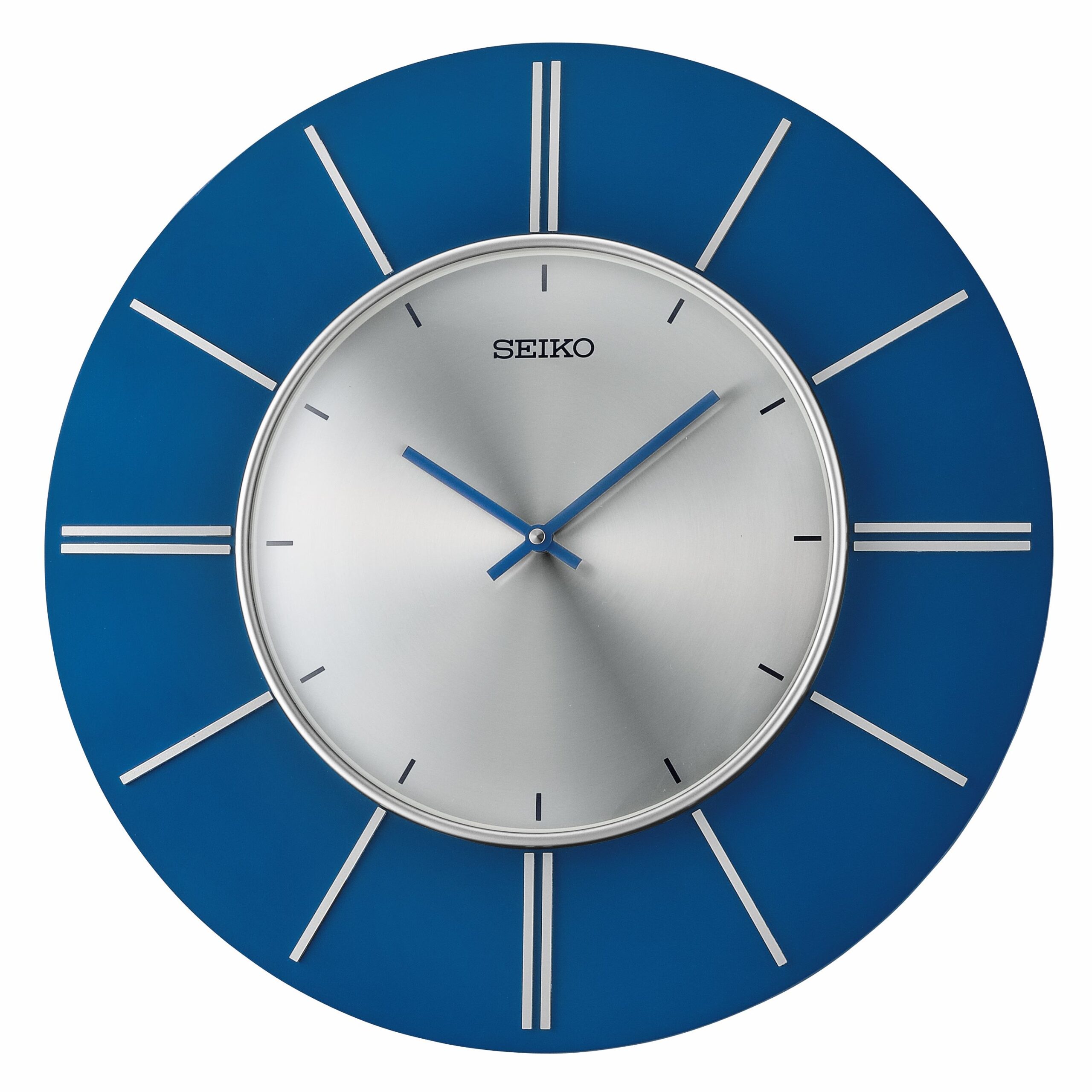Seiko 20" Sara Wall Clock, Blue