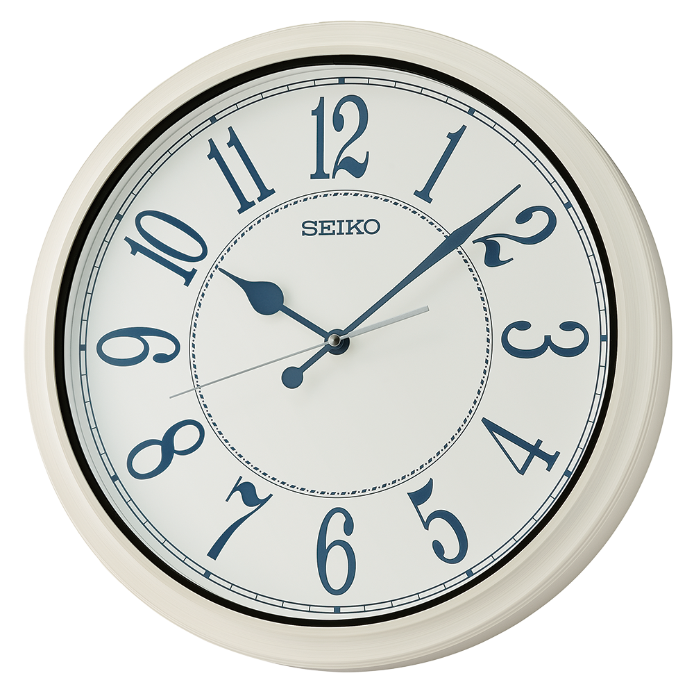 Seiko 16" Cottage Wall Clock, White - Image 2