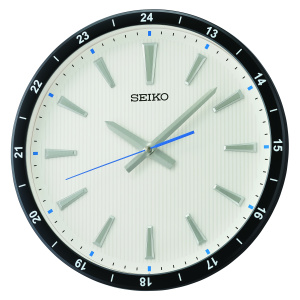 Seiko 14" Kao Wall Clock, White