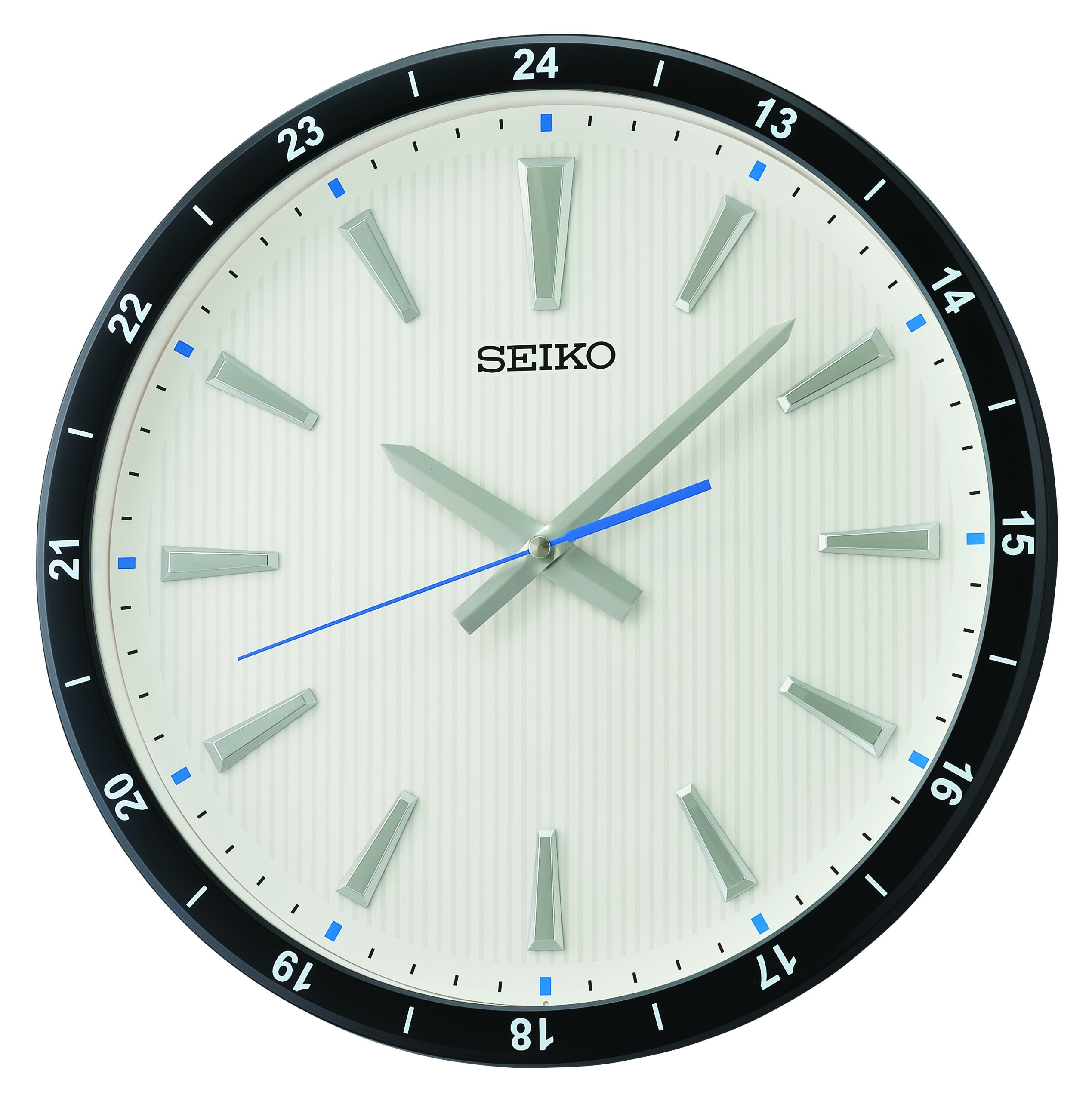 Seiko 14" Kao Wall Clock, White