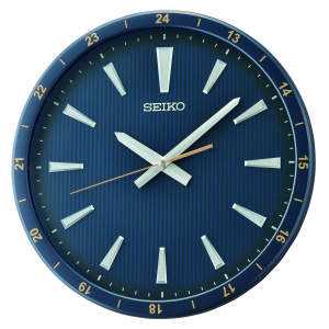 Seiko 14" Kao Wall Clock, Blue