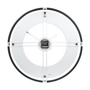 Seiko 22" Dana Wall Clock, Black