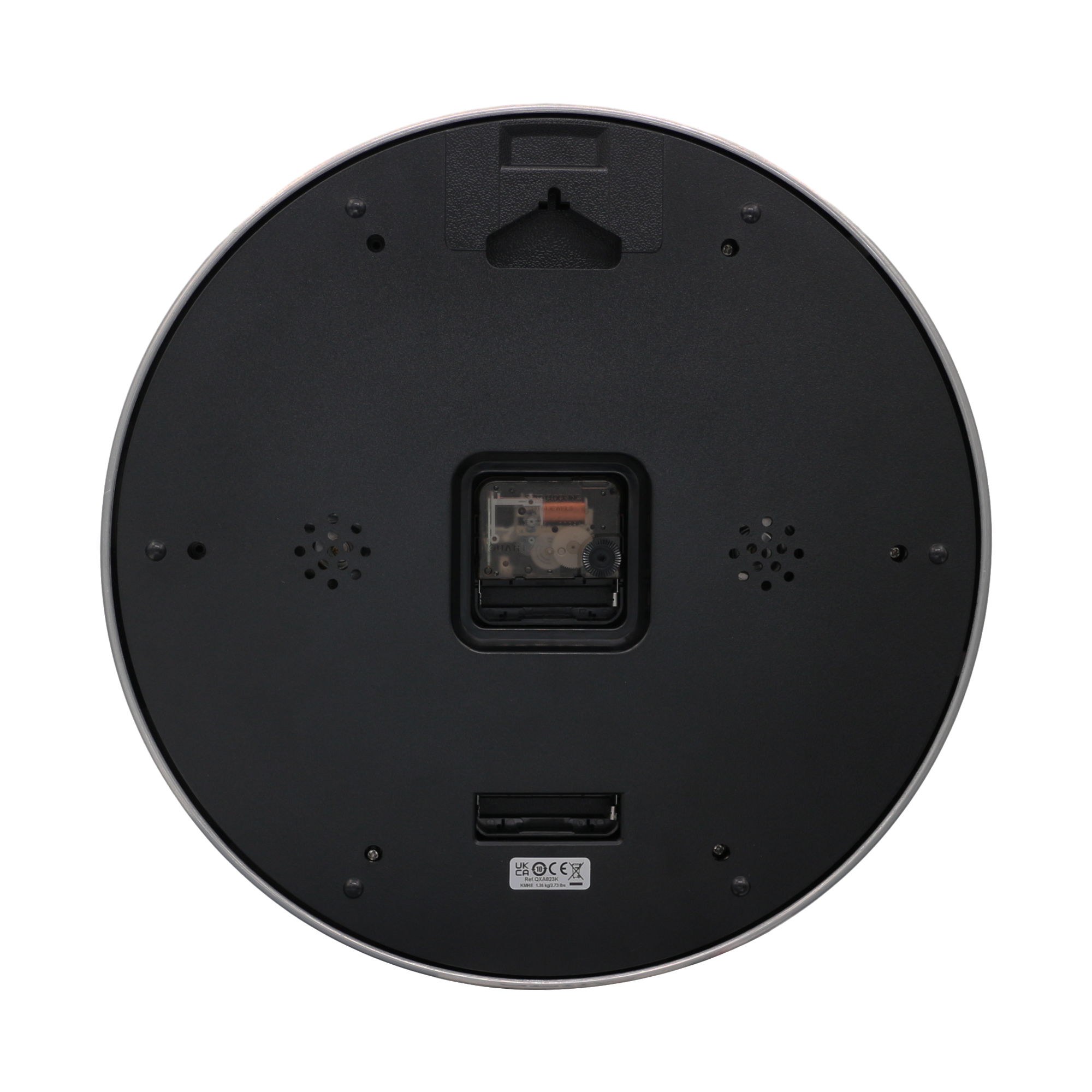 Seiko 13" Shelby Wall Clock, Black - Image 3