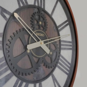 Seiko 20" Jessie Wall Clock, Brown