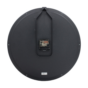 Seiko 16" Glint Wall Clock, Metallic Black