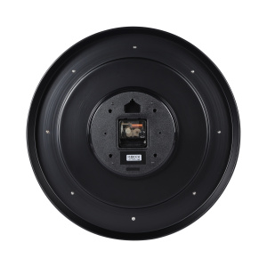 Seiko 18" Big Time Wall Clock, Black