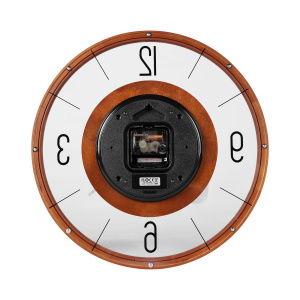 Seiko 14" Espresso Wall Clock, Brown